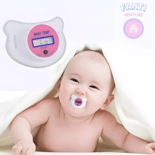BabySafe™ - CHUPETE TERMOMETRO ROSADO